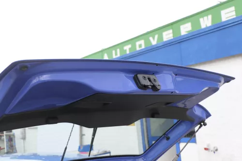 VW Lupo 6X Heckklappe Klappe Kofferraumklappe Scheibe blau LR5A ohne Anbaut (156889)