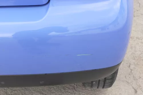 VW Lupo Stoßstange hinten Heckstoßstange Stoßfänger blau LR5A softblau (156890)