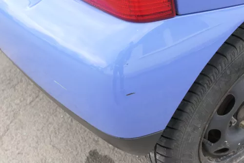 VW Lupo Stoßstange hinten Heckstoßstange Stoßfänger blau LR5A softblau (156890)