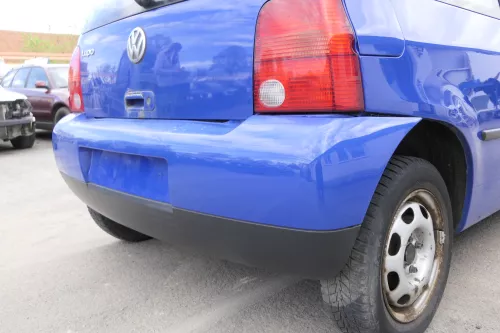 VW Lupo Stoßstange hinten Heckstoßstange Stoßfänger blau jazzblue lW5Z (156902)