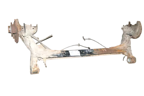 VW Polo 6N2 Achse hinten Hinterachse Achsträger ABS Scheibenbremse Scheibe