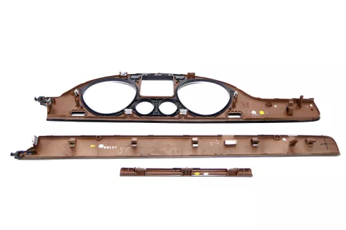 VW Passat 3C Mittelkonsole Verkleidung Abdeckung Tacho Dekor nur Holz Nuss (157026)