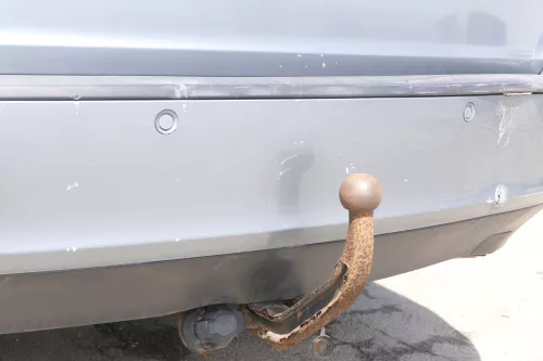 Skoda Octavia 1Z Combi Stoßstange hinten Heckstoßstange grau silber LF7U PDC (157062)