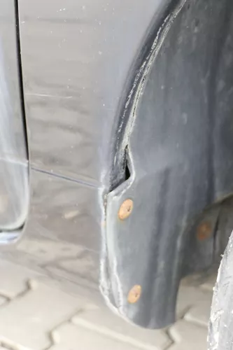 VW Lupo 6X Kotflügel vorne rechts schwarz L041 uni black (157174)