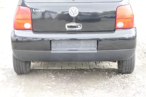 VW Lupo Stoßstange hinten Heckstoßstange Stoßfänger schwarz L041