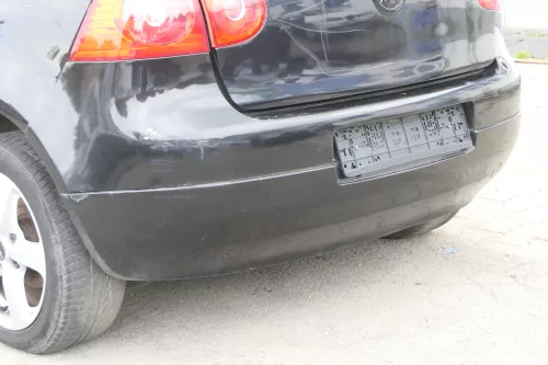 VW Golf 5 1K Limousine Stoßstange hinten Heckstoßstange schwarz LC9Z blackmagic (157190)
