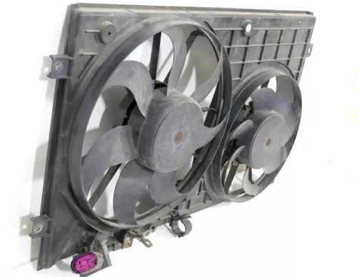 VW Golf 5 Lüfterzarge Lüfter Kühlerlüfter Klimaanlage 1K0121207BB Eos Touran (157238)