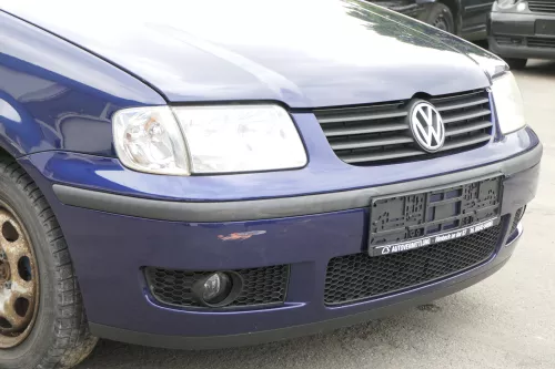 VW Polo 6N2 Stoßstange vorne Frontstoßstange Stoßfänger blau LB5N indigo NSW (157251)