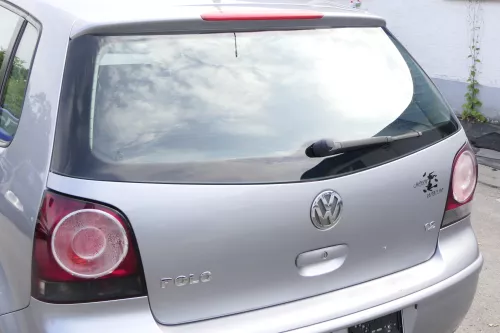 VW Polo 9N Fun Heckklappe Kofferraumklappe Klappe hinten silber LA7W metall (157411)