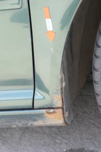 VW Bora Kotflügel vorne rechts original grün LC6M 1J5821022 (157456)