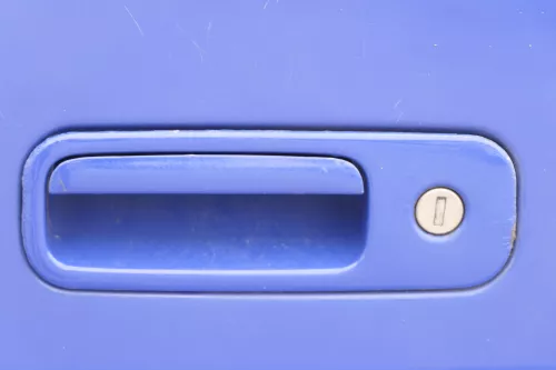 Polo 6N2 Heckklappe Klappe hinten Kofferraumklappe blau LA5C surfblue Scheibe (157475)