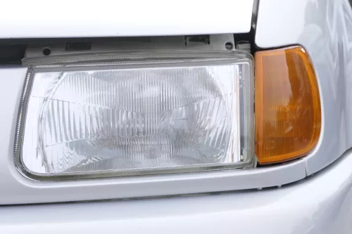 VW Polo 6N Kühlergrill Grillleiste silber LB7Z sat vorne Leiste Grill VW Zeichen (157526)