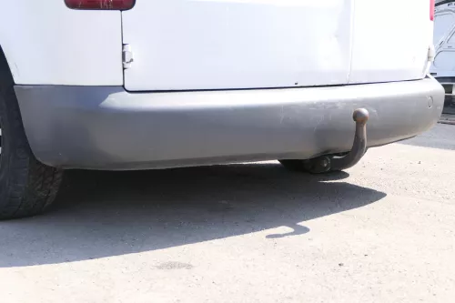 VW Caddy 2K Stoßstange hinten Heckstoßstange Stoßfänger grau graphit nicht lack (157682)