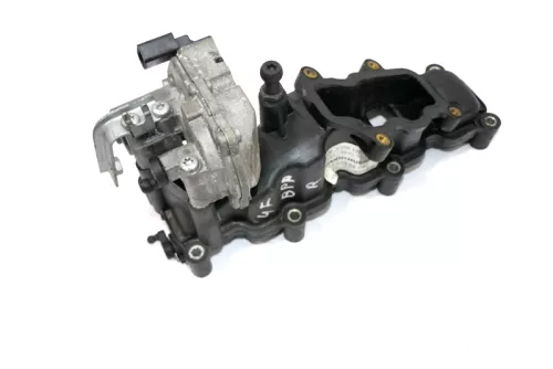Audi A6 4F A4 B7 Touareg Q7 Ansaugbrücke 3.0 TDI rechts 059129086M + Stellmotor