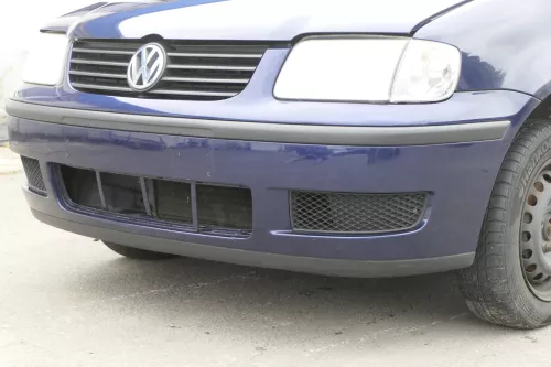 VW Polo 6N2 Stoßstange vorne Frontstoßstange Stoßfänger blau LB5N indigobl (157850)