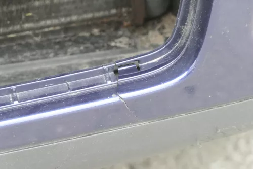 VW Polo 6N2 Stoßstange vorne Frontstoßstange Stoßfänger blau LB5N indigobl (157850)