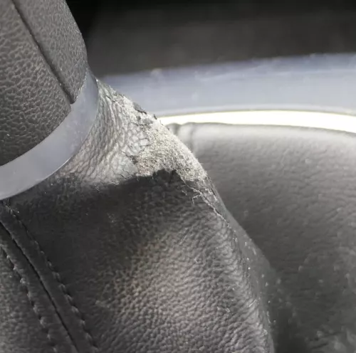 Audi A3 8P Schaltknauf Schaltsack Schaltung Schaltknüppel 6-Gang Original schwar (157883)