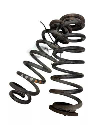 Audi A3 8P Federn Fahrwerk Feder hinten 8P0511115D 3x weiß 2x orange - 2 Stück (157900)