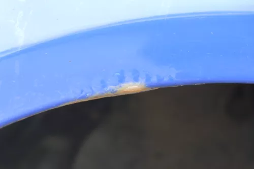 VW Lupo 6X Kotflügel vorne links jazzblue blau LW5Z vorn (158151)