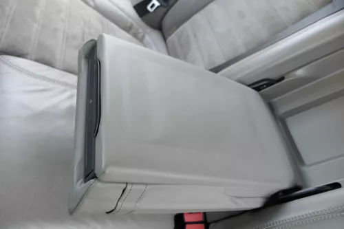 VW Passat 3C Kombi Sitz Rückbank Rücksitzbank Sitze Leder Lehne latte macchiato (158283)