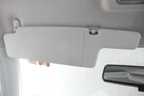 Skoda Fabia 6Y Sonnenblenden Sonnenblende grau links vorne 6Y1857551P X14