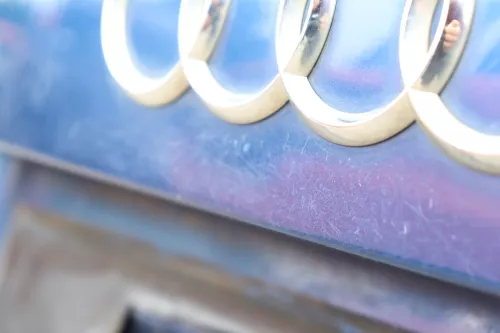 Audi A3 8P 4/5-Türer Heckklappe Klappe Schei hinten blau LZ5C ohne Anbauteile cc (158491)