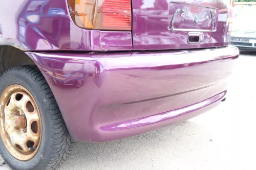 VW Polo 6N Stoßstange hinten breite Styling XXL Heckstoßstange lila LC4U (158509)