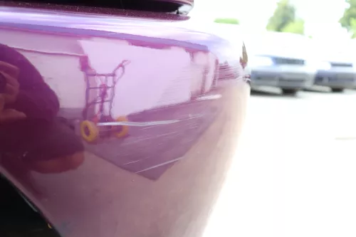 VW Polo 6N Stoßstange hinten breite Styling XXL Heckstoßstange lila LC4U (158509)