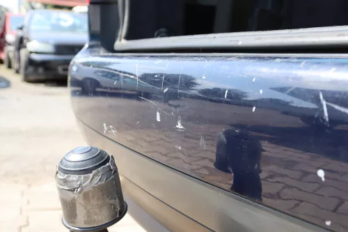 Audi A6 4B Kombi Avant Stoßstange hinten Heckstoßstange blau LY5K (158569)