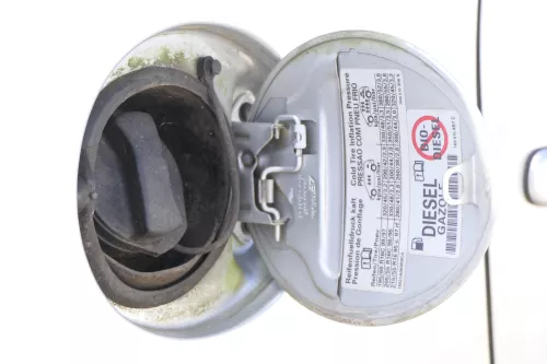 VW Sharan Alhambra Tankdeckel Deckel Tank Tankverschluß silber LA7W Facelift (158625)