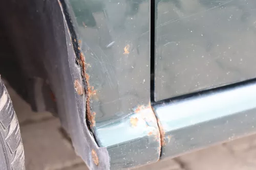 Skoda Fabia 6Y Kotflügel vorne links grün LF8C auch Kombi (158662)