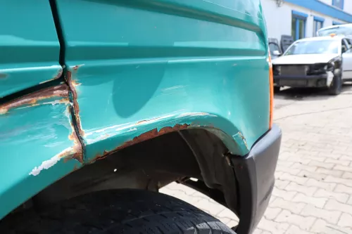 VW LT 35 2D Kotflügel vorne rechts grün L9ß2 (158696)