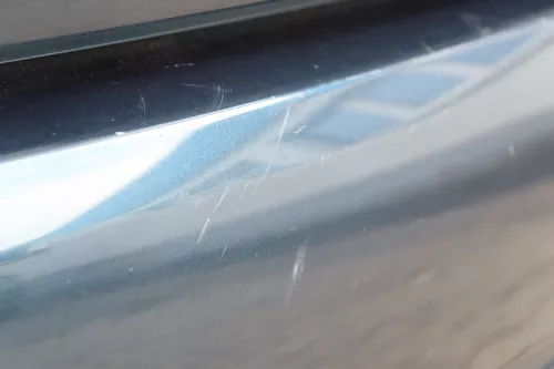 VW Golf 5 Plus 5M1 V Stoßstange hinten Heckstoßstange Stoßfänger grau blau LC5F (158862)