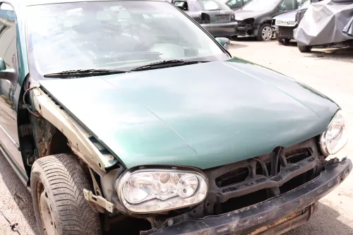 VW Golf 4 Motorhaube Haube Klappe vorne grün LC6M Frontklappe brightgreen c