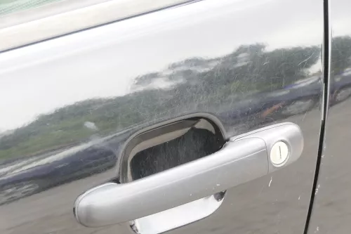 VW Polo 6N 6N2 Tür vorne links Fahrertür 4/5-Türer schwarz L041 ohneAnbauteile (158920)