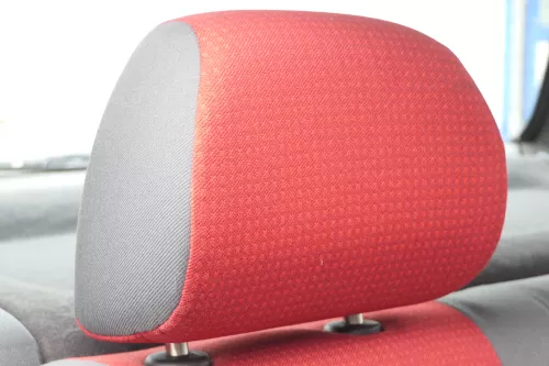 Polo 6N 6N2 Sitz Sitze hinten Rückbank Rücksitzbank Sitzfläche Kopfstützen rot (158933)