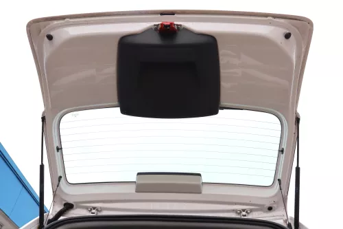 VW Fox 5Z Heckklappe Kofferraumklappe Klappe hinten + Scheibe weiß LB9A ohneAnba (159027)