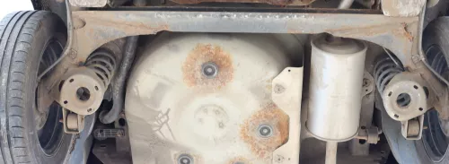 VW Fox 5Z Feder Federn hinten links und rechts 5Z0511115B