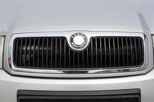 Skoda Fabia 6Y Motorhaube KLappe vorne silber grau LF7T OHNE Grill KEIN-GRILL (159093)