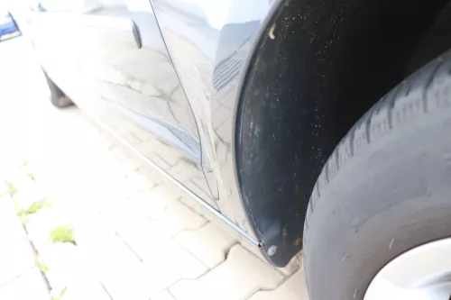 VW Polo 9N3 Kotflügel vorne rechts grau LC7V (159163)