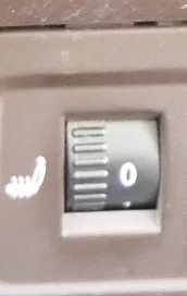 1x VW Passat 3C B7 Sitz Sitzheizung Schalter rechts links hinten Knopf