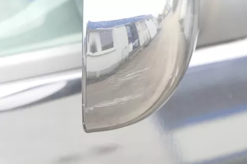 Skoda Fabia 6Y elektrisch Spiegel Außenspiegel rechts mit Glas schwarz LF9R d (159276)