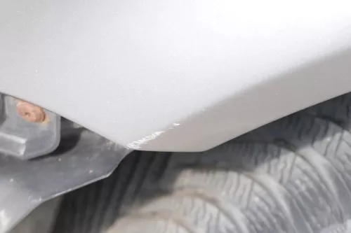 VW Passat 3BG Kotflügel vorne links grau LD7W (Blinkerloch) (159320)