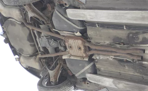 Audi A6 4B Quattro Auspuff Endschalldämpfer + Mittelschalldämpf hinten 2,5 TDI (159350)