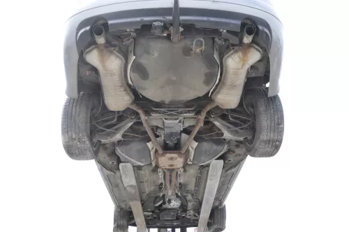 Audi A6 4B Quattro Auspuff Endschalldämpfer + Mittelschalldämpf hinten 2,5 TDI