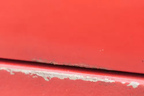 VW Golf 3 4 1E Cabrio Tür vorne links Fahrertür rot - ohne Anbauteile (159361)