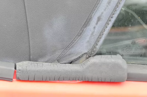 VW Golf 3 & 4 1E Cabrio Dach Scheibe Verdeck schwarz elektrisch (159367)