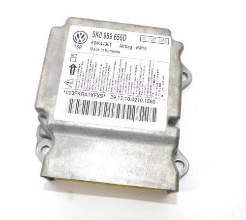 VW Golf 6 5K Steuergerät Airbagsteuergerät 5K0959655D Index 03 H037 017