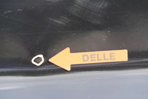 VW Fox 5Z Tür vorne rechts Beifahrertür schwarz L041 (159475)