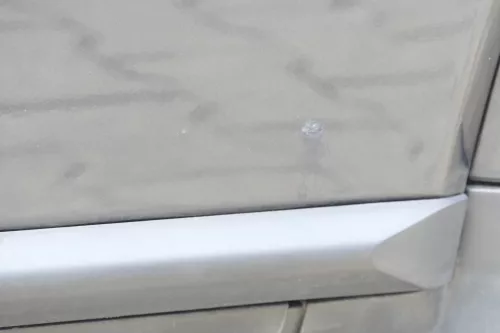 Audi A2 8Z Tür nur das Türblatt hinten links blau LZ5Q - ohne Anbauteile -kobalt (159495)